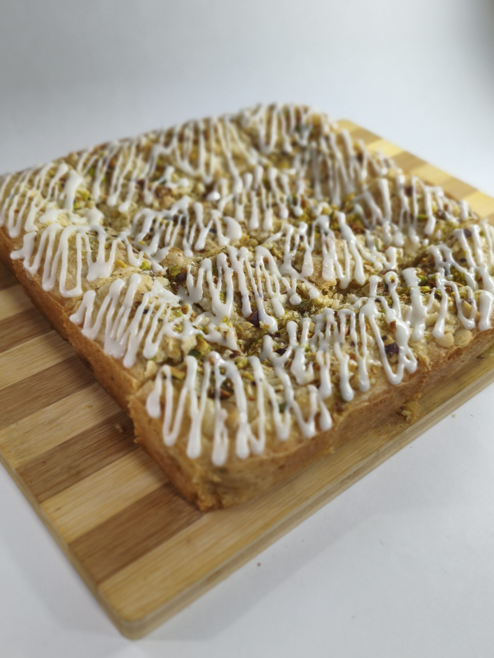 Blondie Chocolate blanco nueces y Glaseado de limon bandeja 5