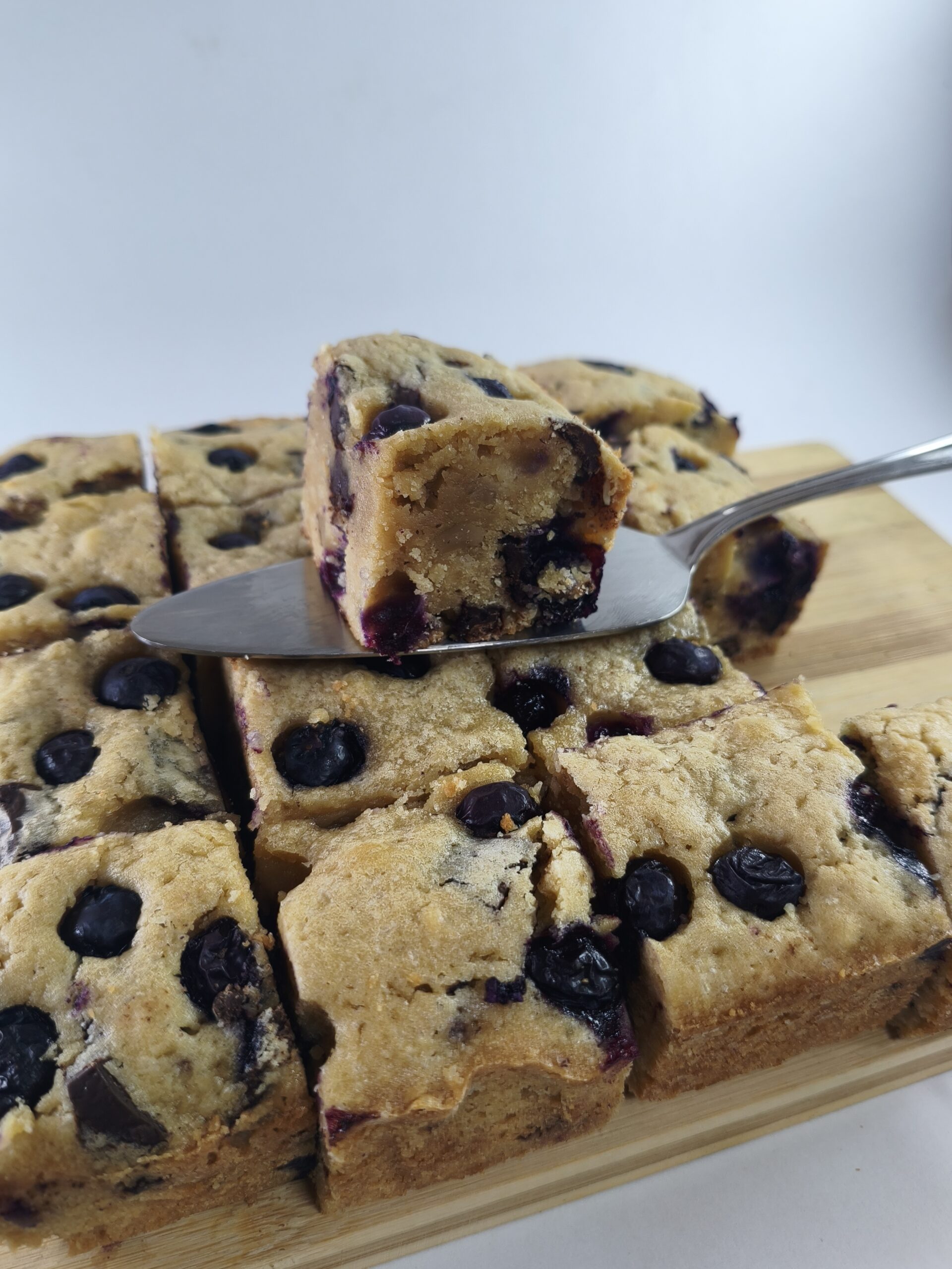 Blondie de arandanos bandeja 4