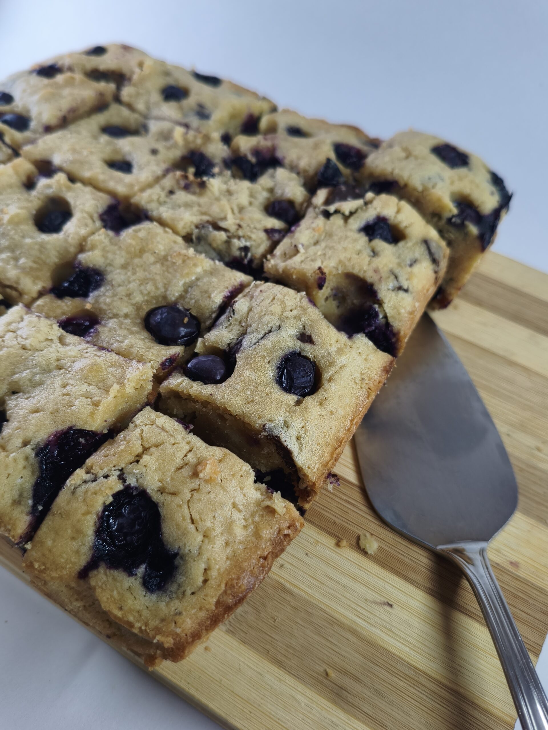 Blondie de arandanos bandeja 5