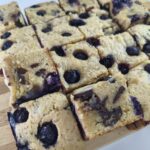 Blondie de arandanos bandeja 2