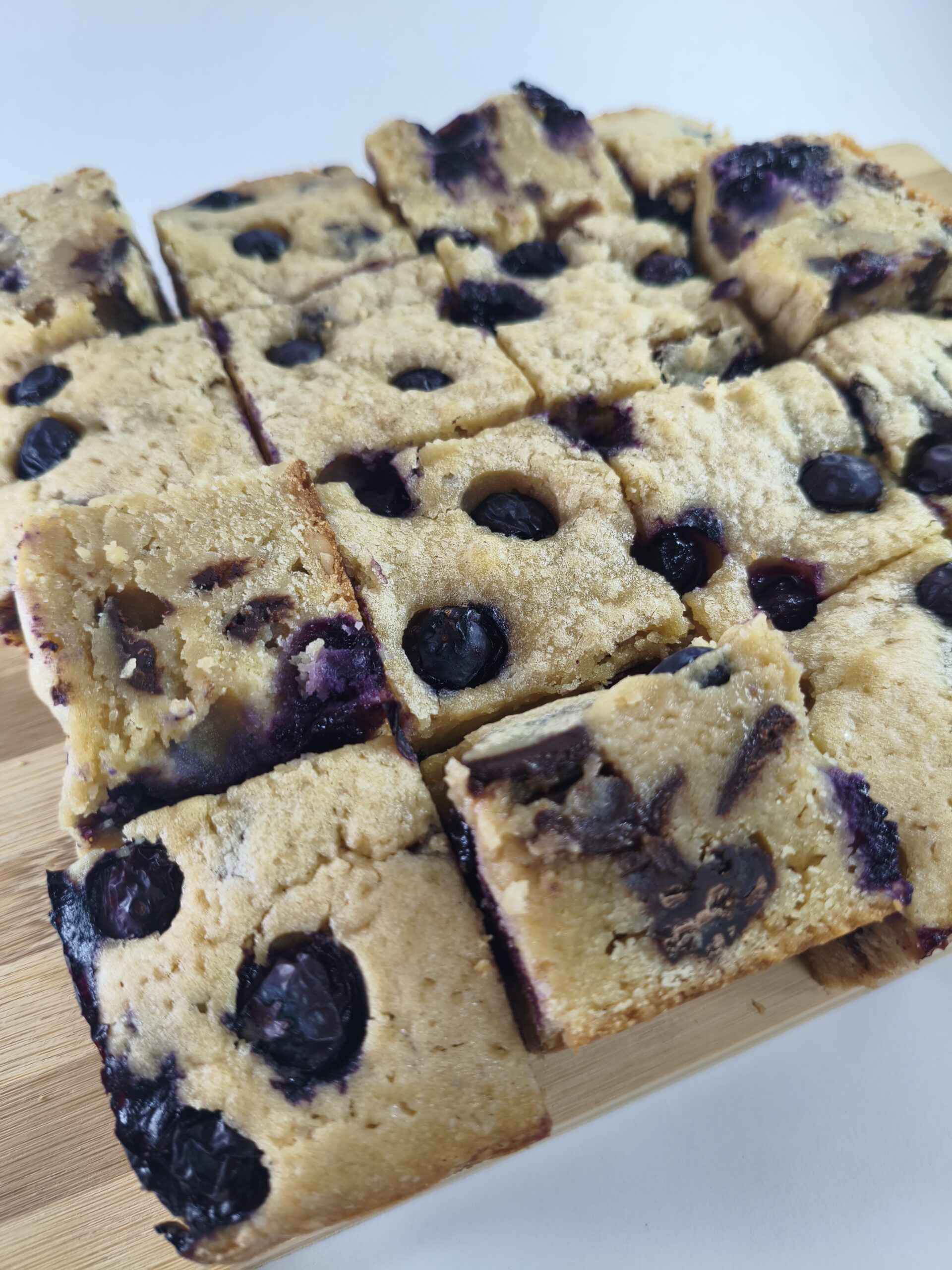 Blondie de arandanos bandeja 2