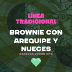 Brownie arequipe y nueces instagram