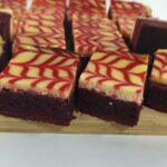 Red velvet cheese cake brownie 4