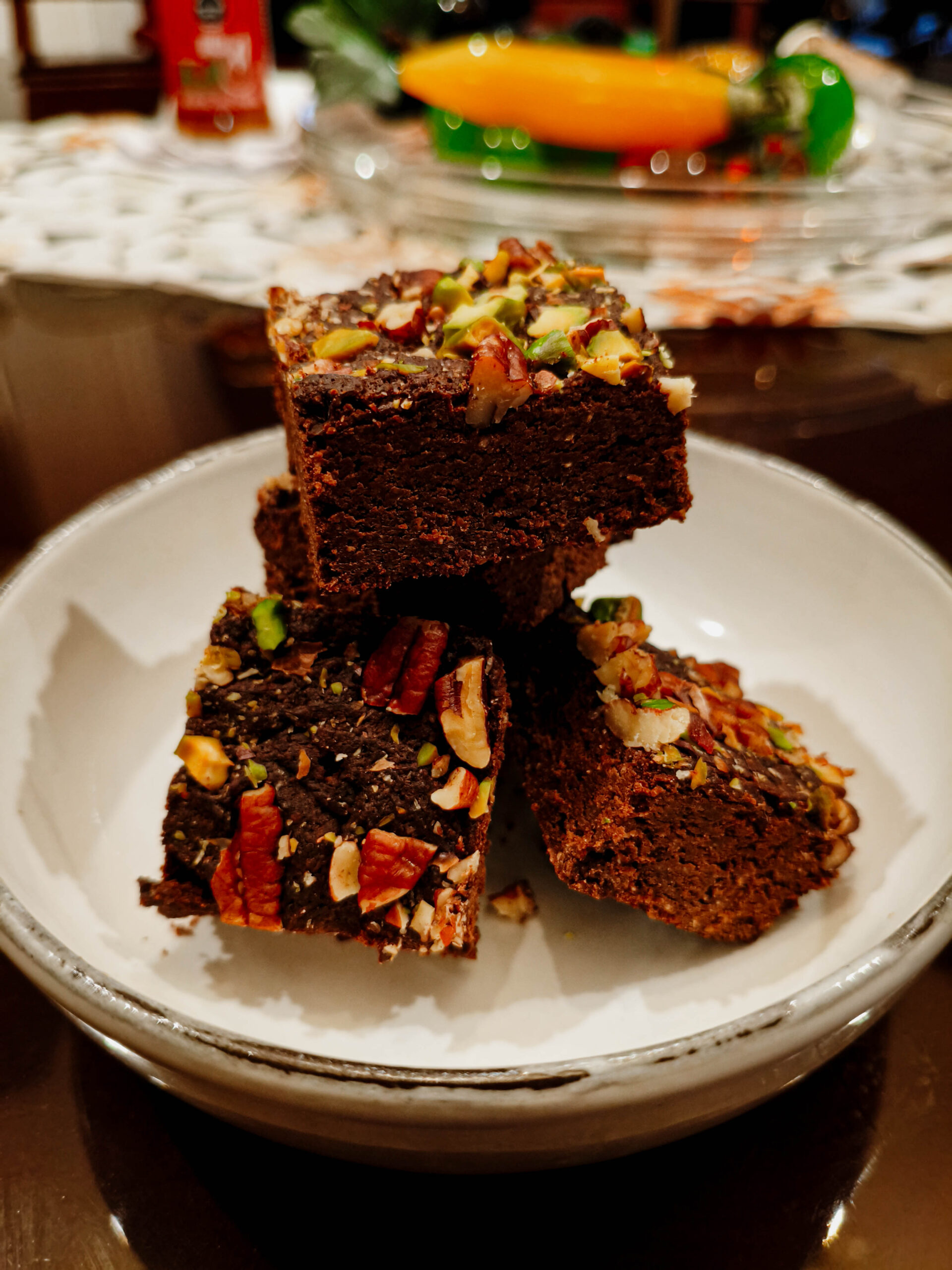 Brownie bajo en azucar x4